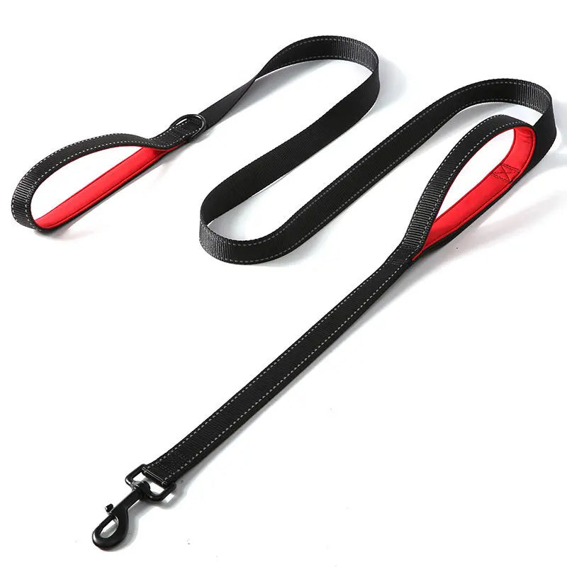 1.2m / 1.5m / 1.8m Double Handle Heavy-Duty Nylon Dog Leash