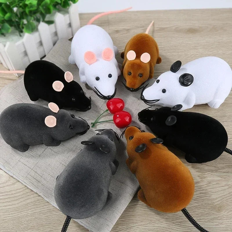 Mechanical Motion Rat Toy Wireless Remote for Cats & Kittens