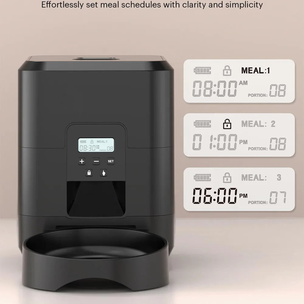 2L Smart Pet Feeder Regular & Quantitative Food Dispenser for Cats & Dogs