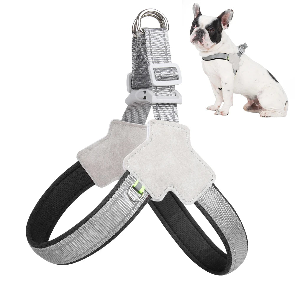 Pet Dog Harness No-Pull, Reflective Mesh for Small & Medium Dogs