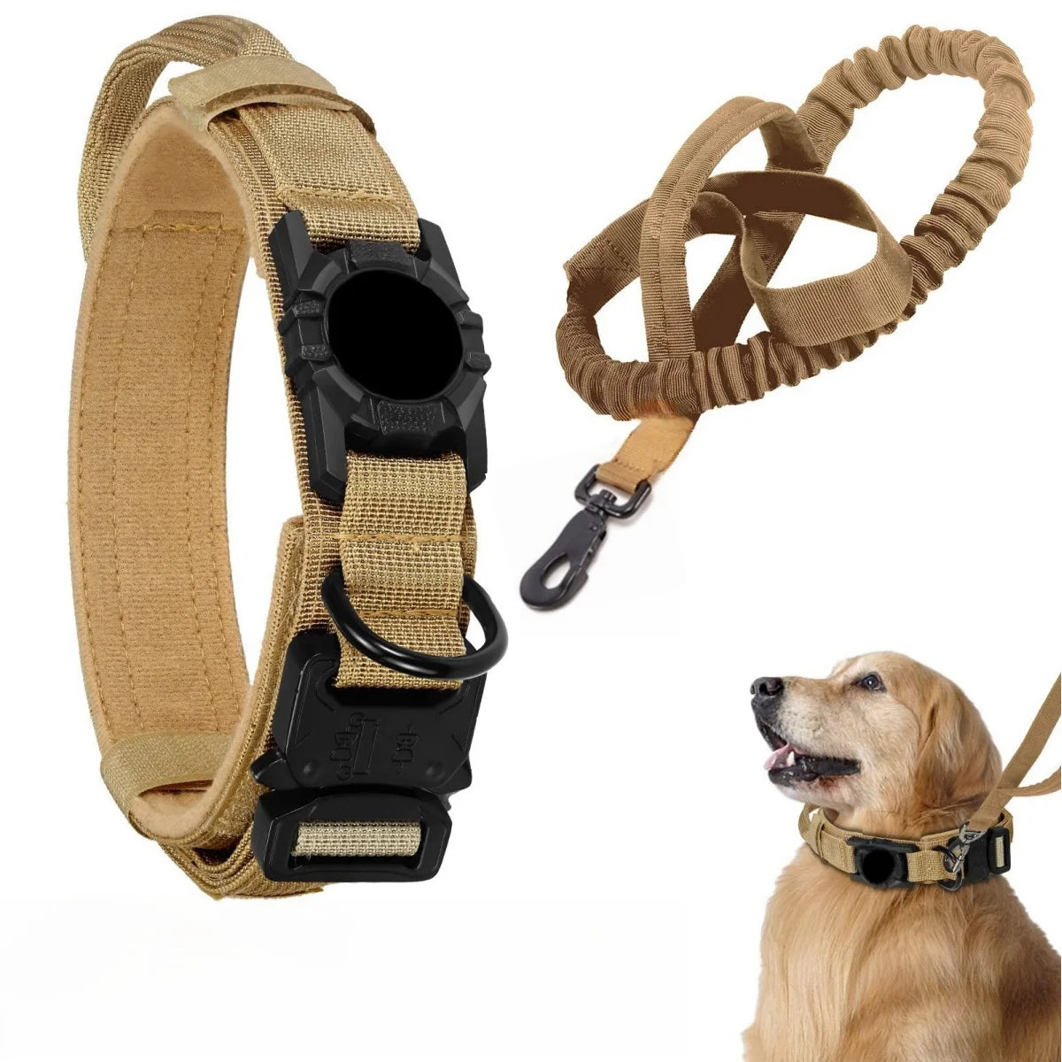 Heavy-Duty Nylon Adjustable Tactical Dog Collar