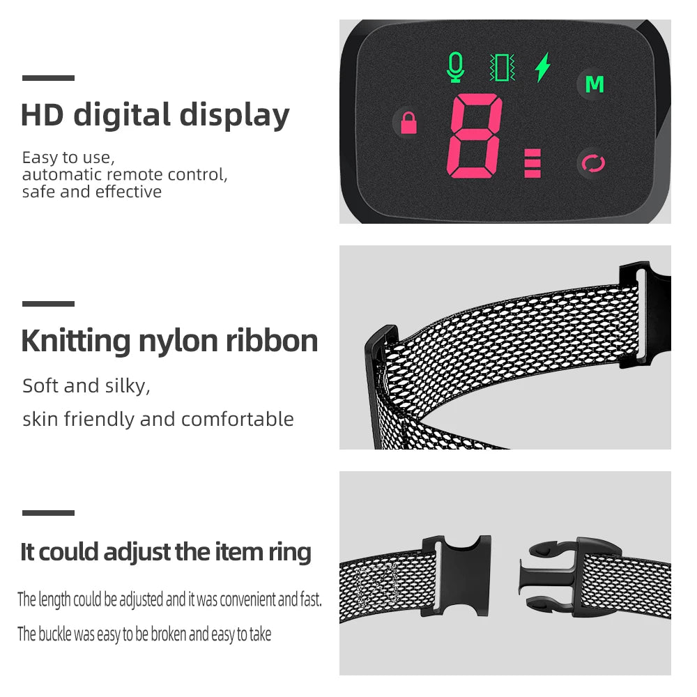 Rechargeable Bark Stopper Smart Anti-Bark Dog Collar