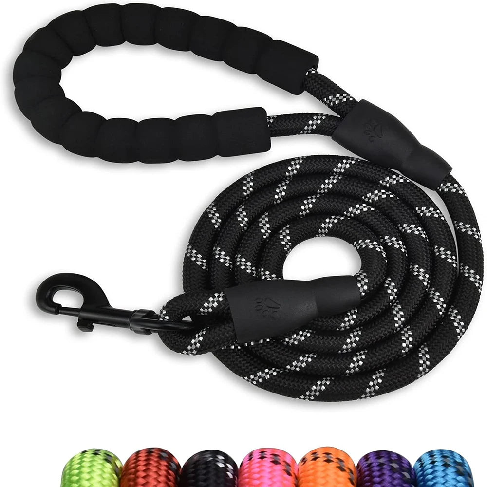 2M Reflective Dog Leash with Soft Padded Handle
