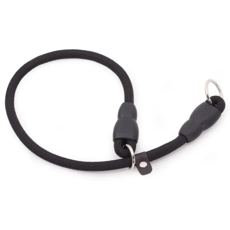 Heavy-Duty Nylon Slip Rope Adjustable P Chain Dog Collar