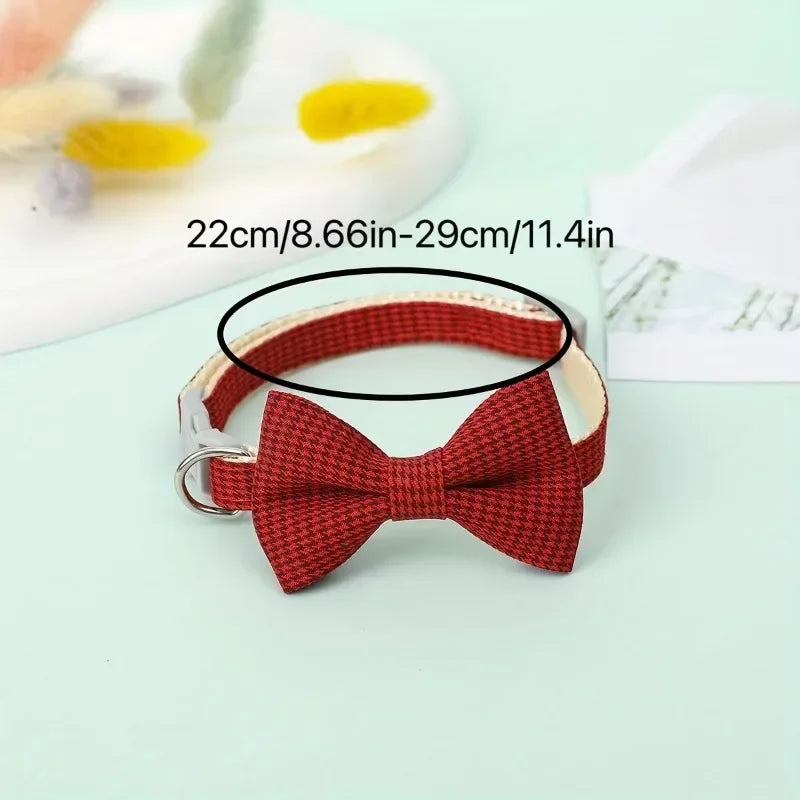 Bow Tie Stylish Necklace Adjustable Cute Cat Collar