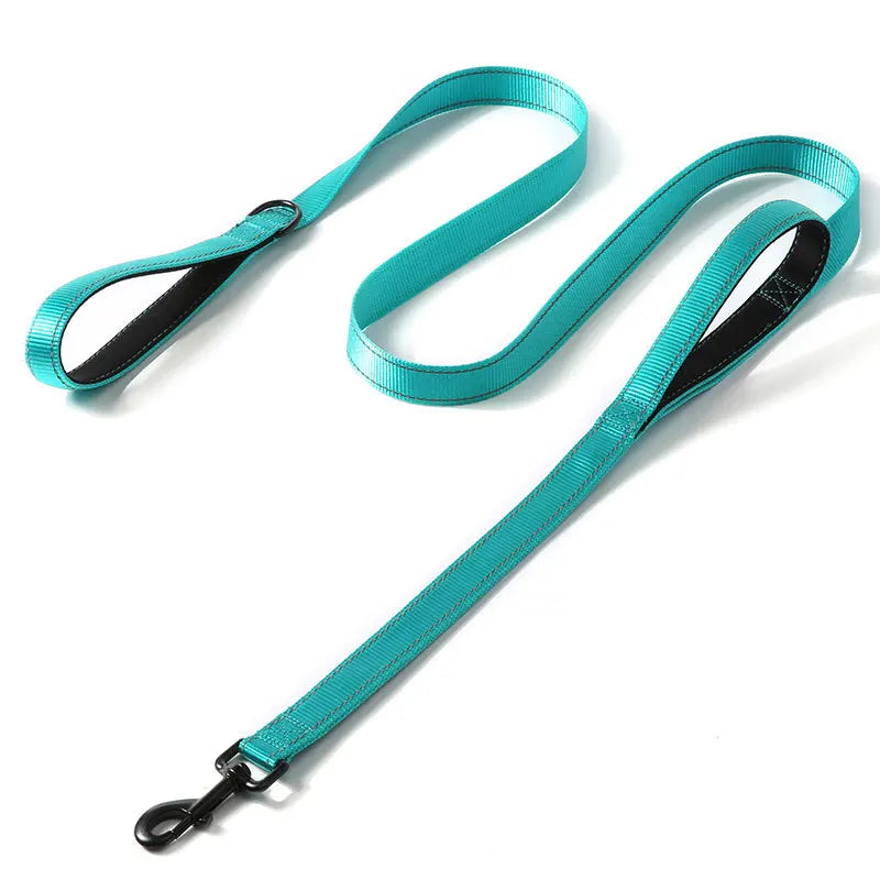 1.2m / 1.5m / 1.8m Double Handle Heavy-Duty Nylon Dog Leash