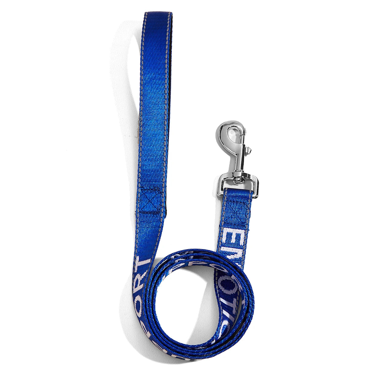 Solid Color Training Lead Reflective Jacquard Pet Leash