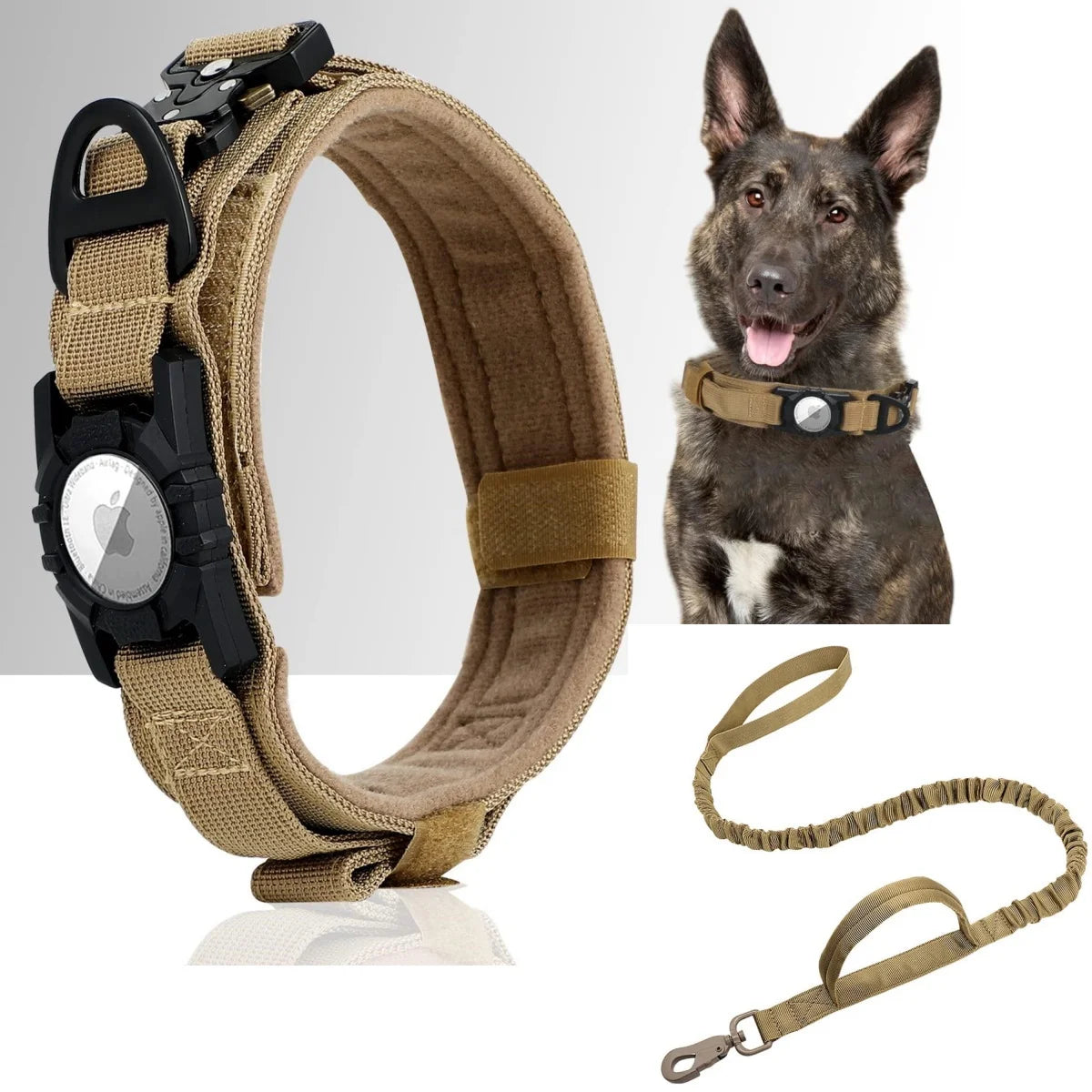 Heavy-Duty Nylon Adjustable Tactical Dog Collar