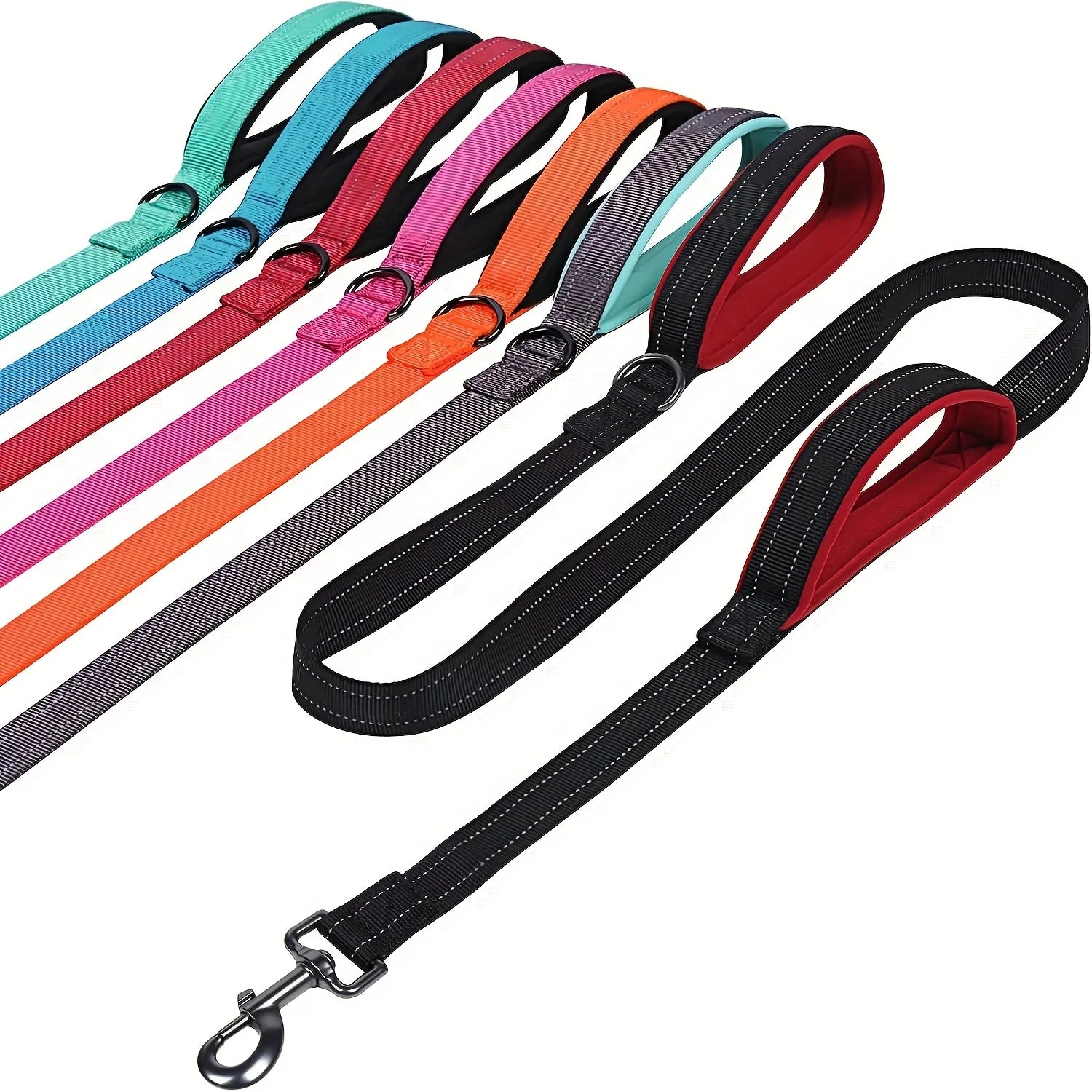 Outdoor Training Heavy Duty Dual Handle Dog Leash