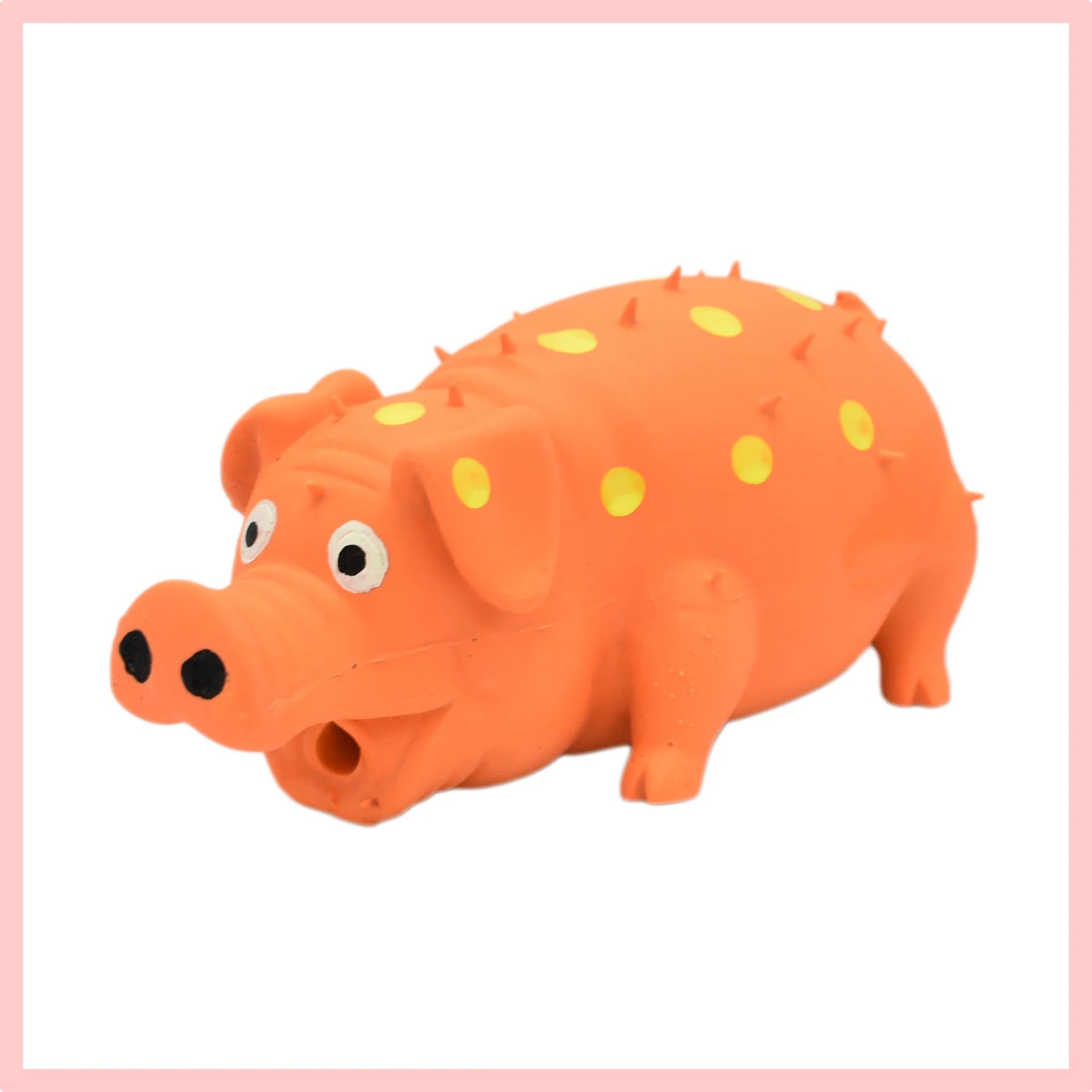 Squeaky Piggy Toy Bite-Resistant Chew Toy for Dogs & Puppies
