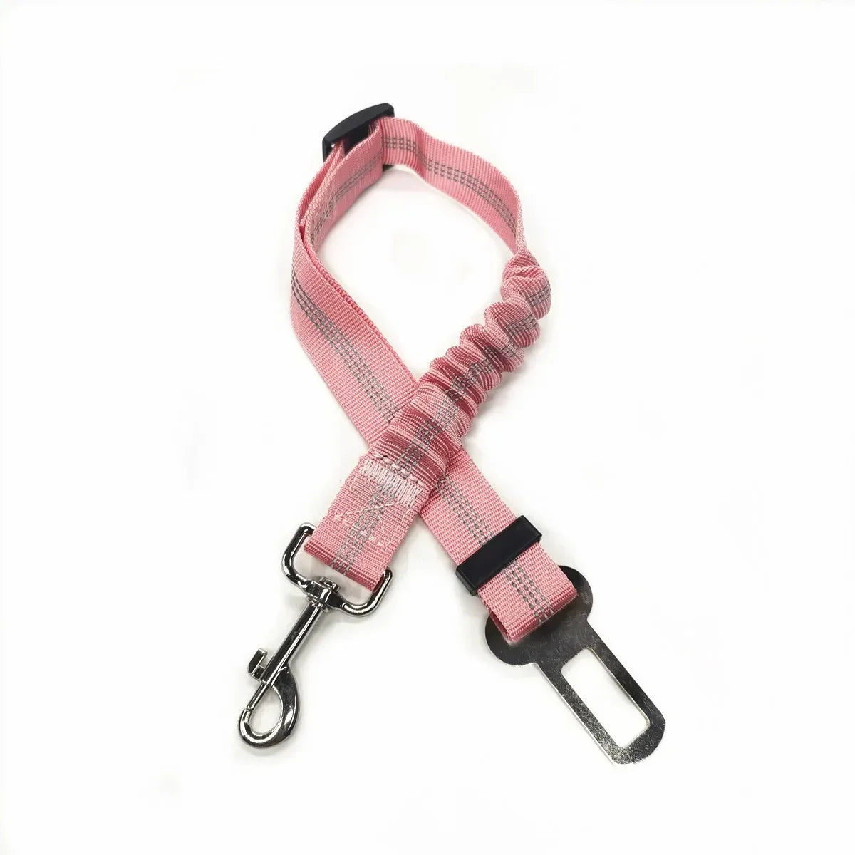 Adjustable Safety Harness Lead Clip Pet Car Seat Belt