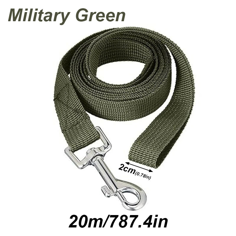 20m Long Solid Color Polypropylene Dog Leash