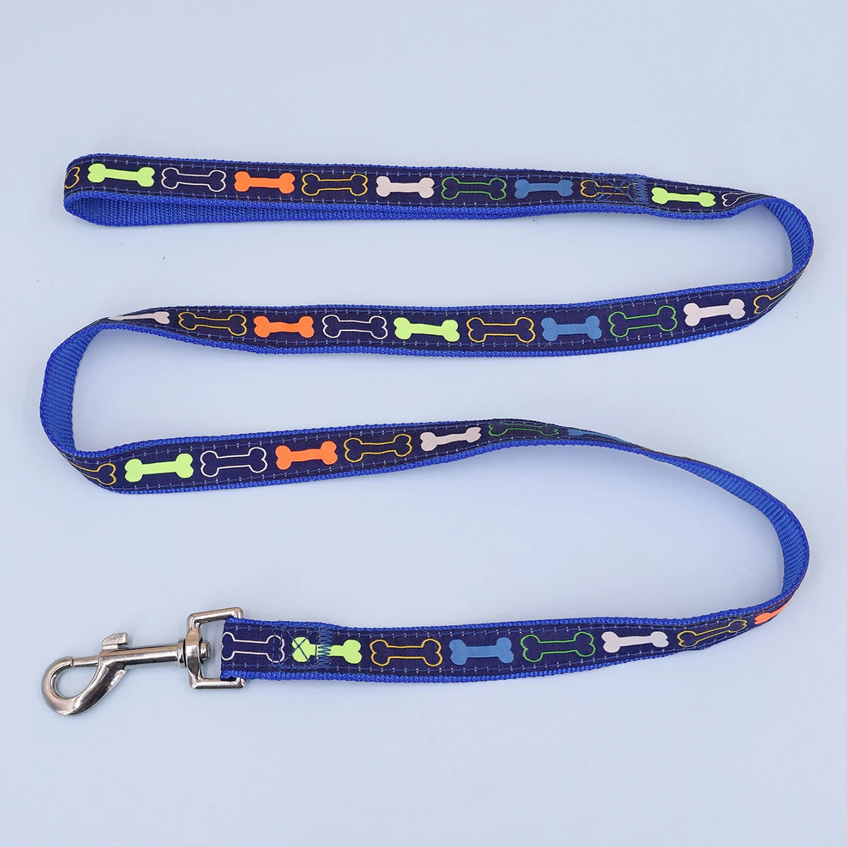 Durable Outdoor Walking Cartoon Bone Dog Leash