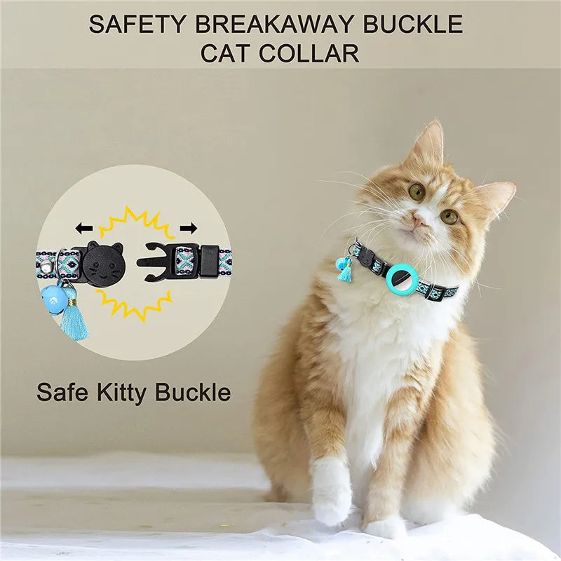 Anti-Lost Puppy & Cat Necklace Adjustable Nylon Pet Collar