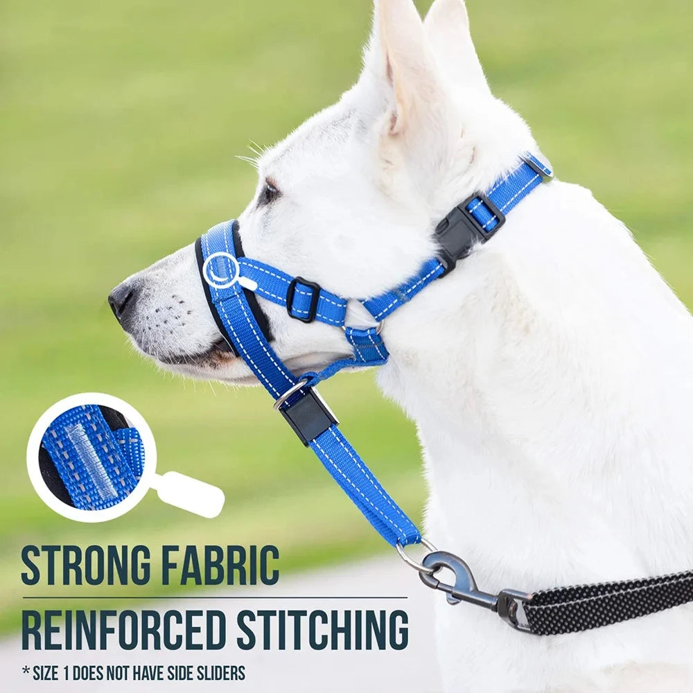 Anti-Bark Training Breathable Nylon Dog Muzzle Set