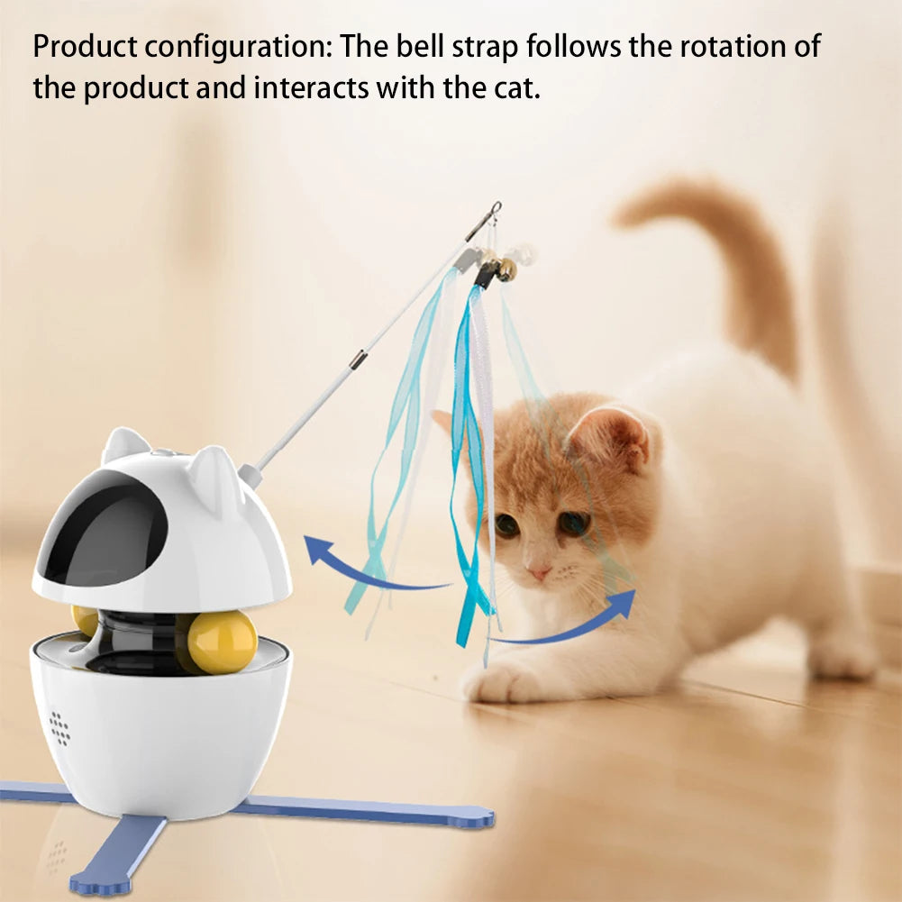 Smart Cat Activity Station Electronic Feather Toy for Indoor Play