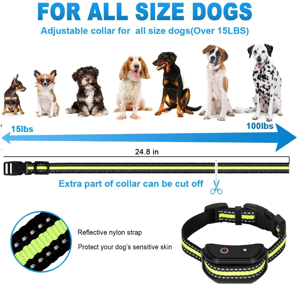 Smart Dog Training Collar Remote Control, Rechargeable & Waterproof