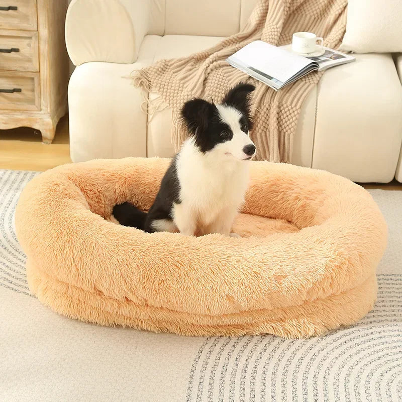 Ultra Soft, Washable Donut Cuddler Pet Bed