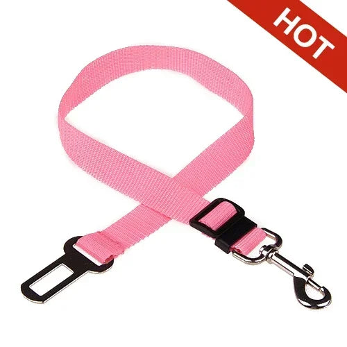 Adjustable Safety Harness Lead Clip Pet Car Seat Belt