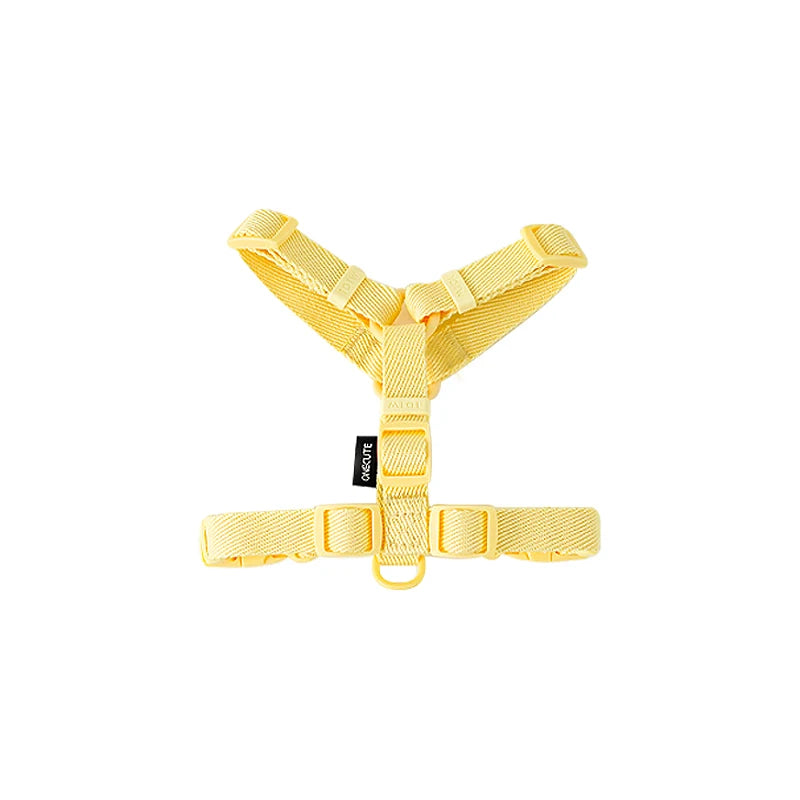 Adjustable Macaron Color Pet Harness And Leash Set