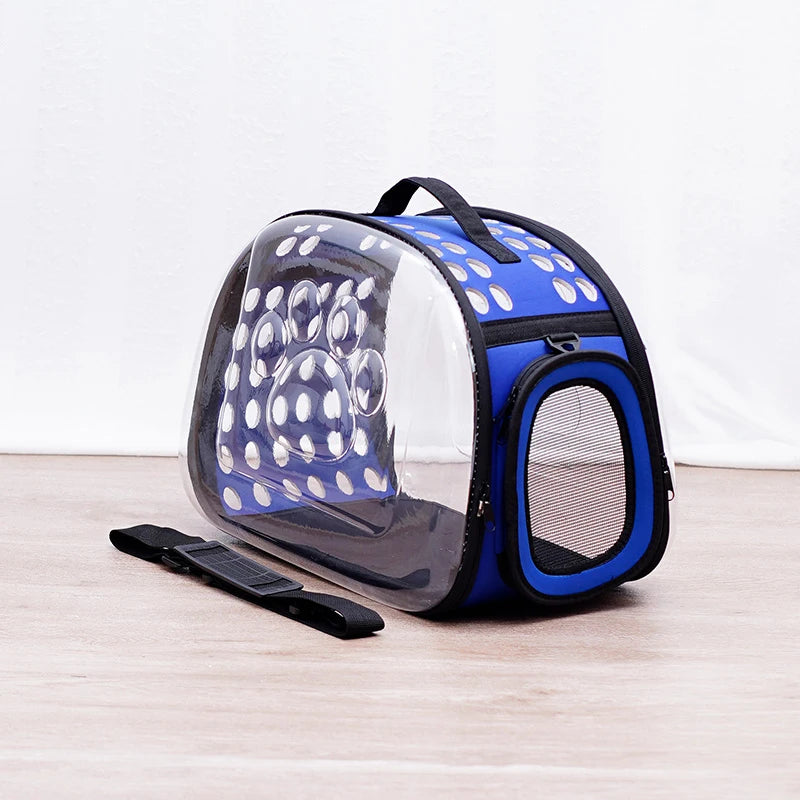 Portable Pet Carrier Backpack Breathable Travel Cage for Dogs & Cats