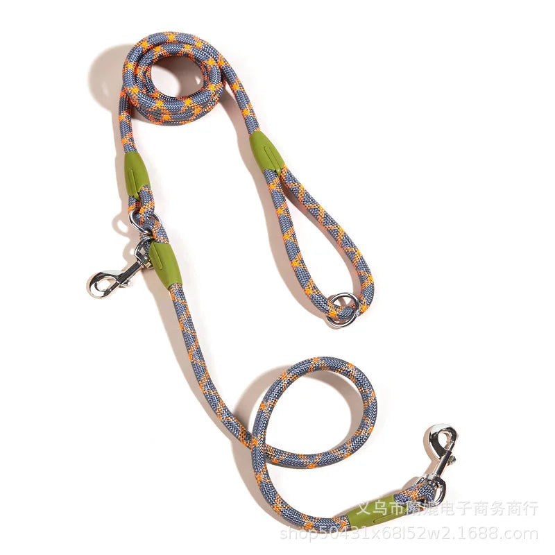 Hands-Free Traction Rope Reflective Nylon Dog Leash