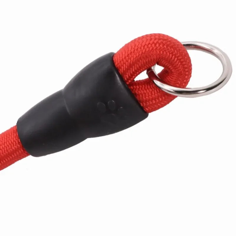 Heavy-Duty Nylon Slip Rope Adjustable P Chain Dog Collar