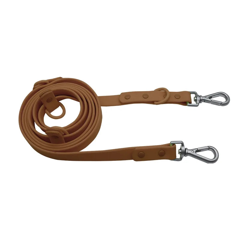 Heavy-Duty PVC Double-Headed Multifunctional Dog Leash