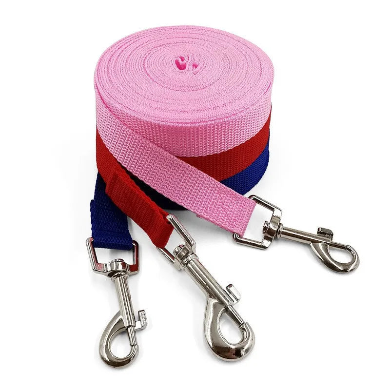 Long Walking Lead and Traction Rope Nylon Dog Training Leash