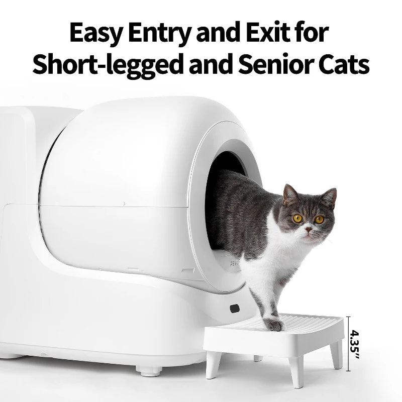 Smart Cat Toilet Pedal Easy Step, Litter Box Compatible