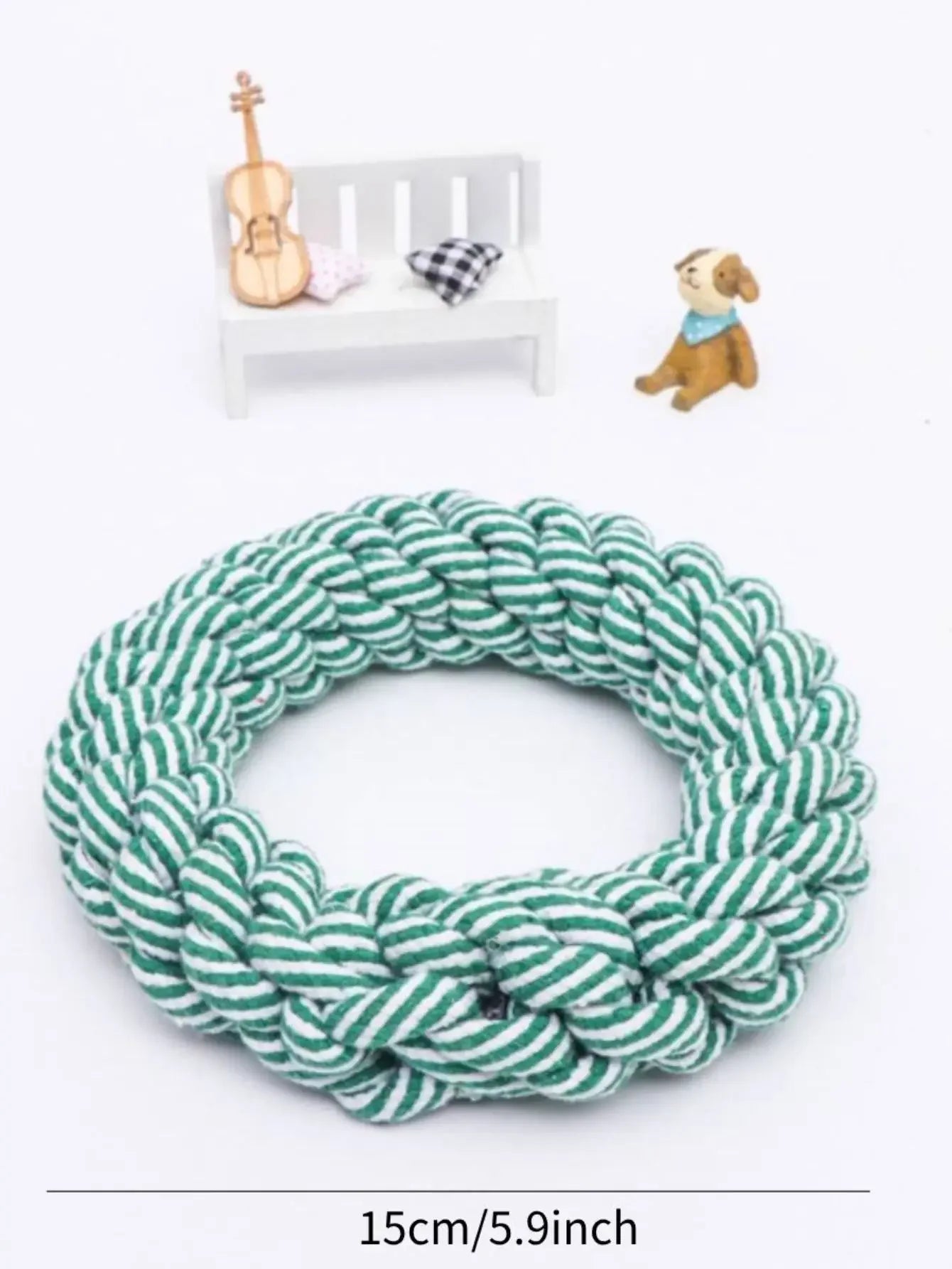 Durable Dog Rope Chew Toy Bite-Resistant for Medium & Large Breeds