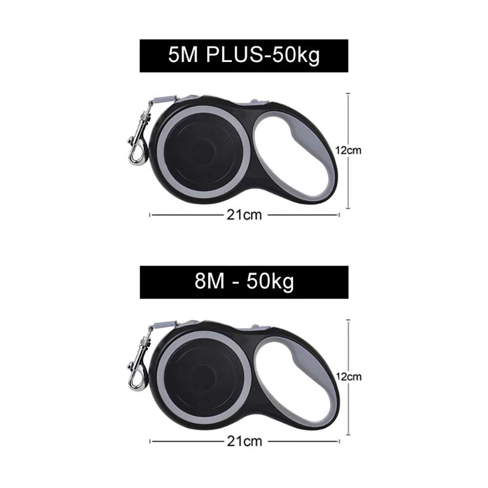 3M/5M/8M Durable Adjustable Lead Retractable Dog Leash