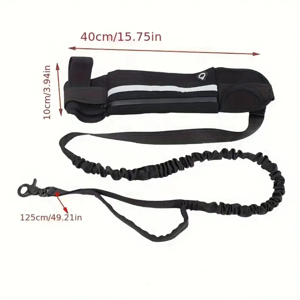 Waist Pack Adjustable Lead Hands-Free Dog Leash