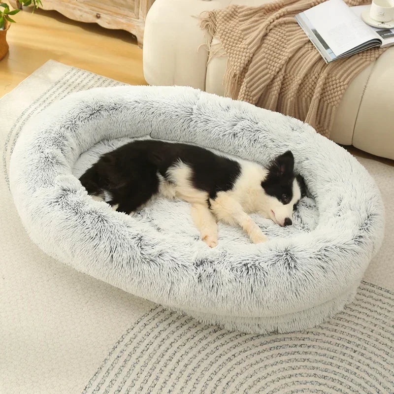 Ultra Soft, Washable Donut Cuddler Pet Bed