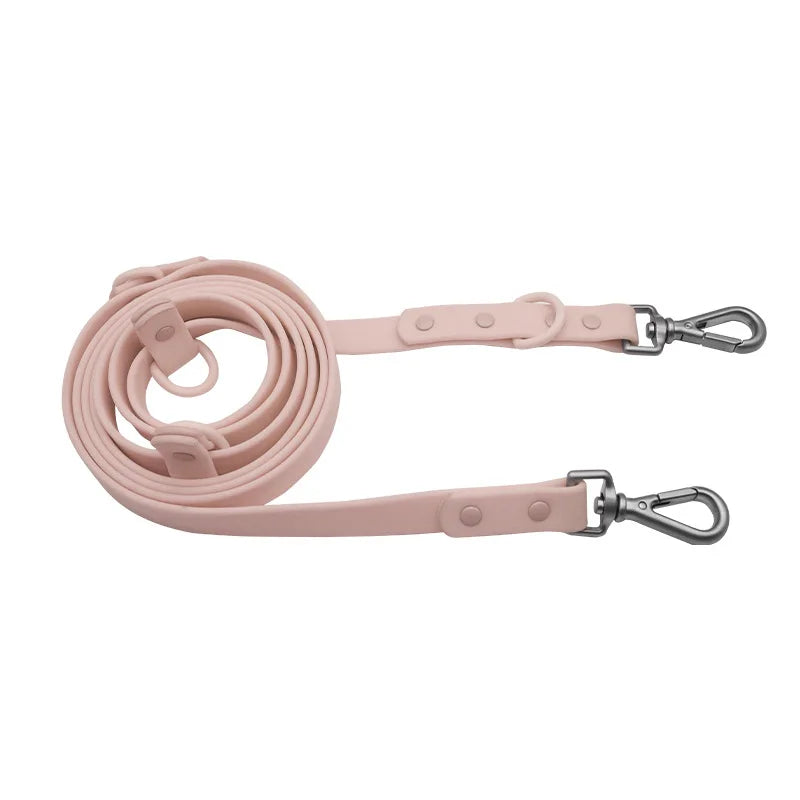 Heavy-Duty PVC Double-Headed Multifunctional Dog Leash