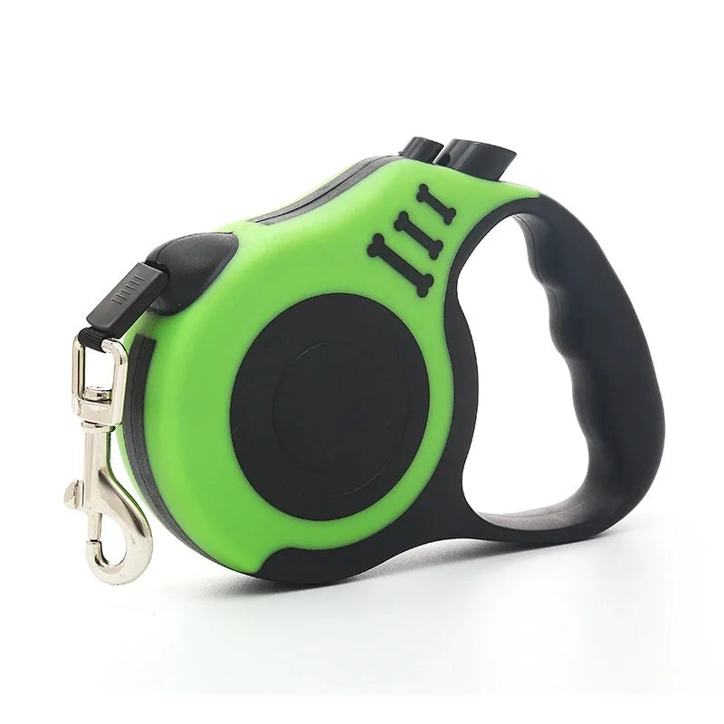Retractable 5-Meter Hands-Free Double Strap Leash