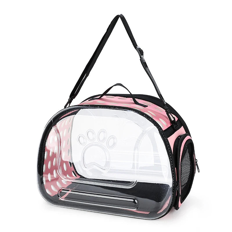Portable Pet Carrier Backpack Breathable Travel Cage for Dogs & Cats
