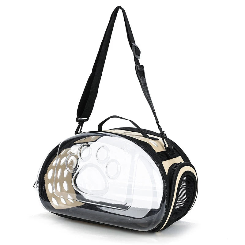 Portable Pet Carrier Backpack Breathable Travel Cage for Dogs & Cats
