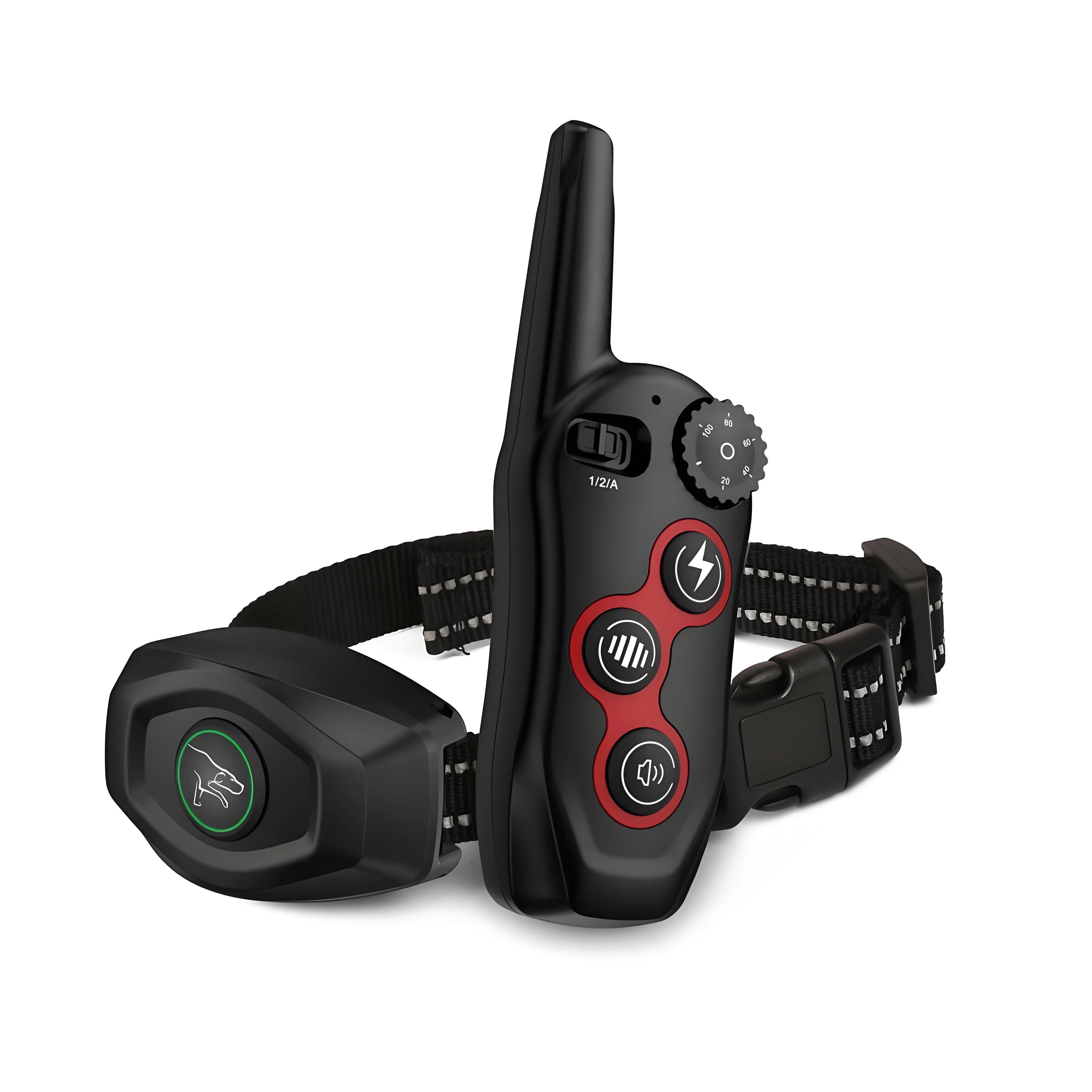 2-in-1 Dog Training Collar Auto Bark Stopper with 500m Remote, Waterproof