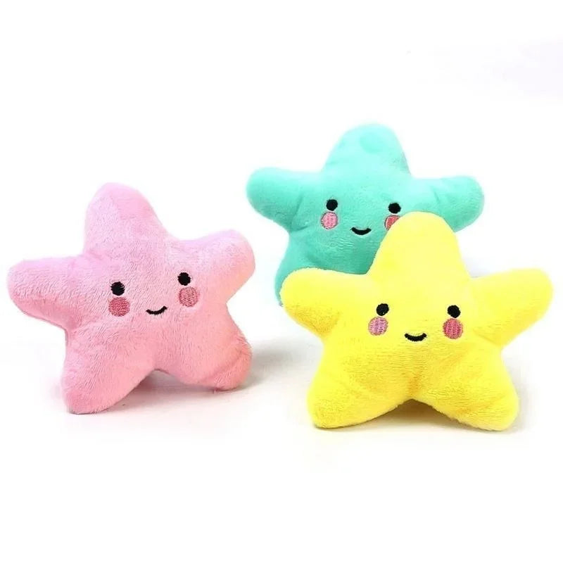 Plush Sounding Star Toy Fun Pet Toy for Dogs & Cats
