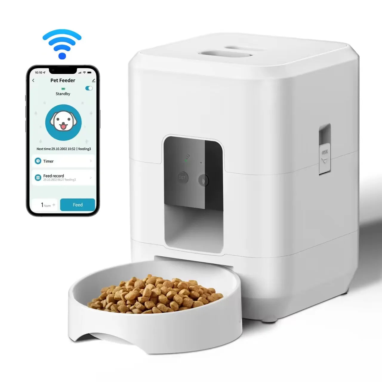Smart Pet Feeder Automatic Timed & Quantitative Food Dispenser