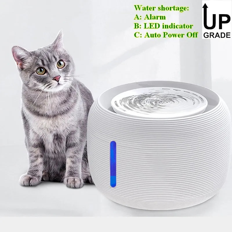 Smart Pet Water Fountain Automatic Sensor, Mute, with Filter