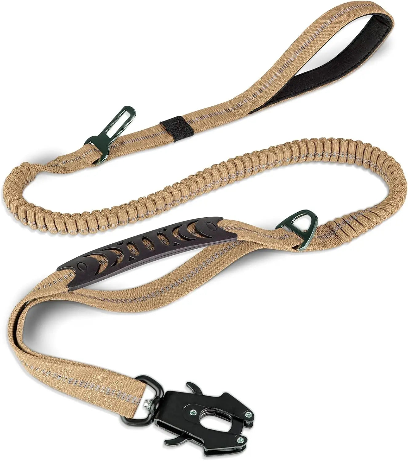 Reflective Heavy Duty Tactical Bungee Dog Leash