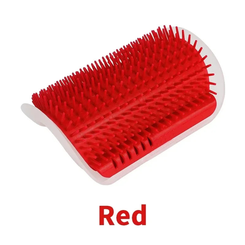 Cat Corner Self-Grooming Brush Wall-Mounted Pet Comb Accessory