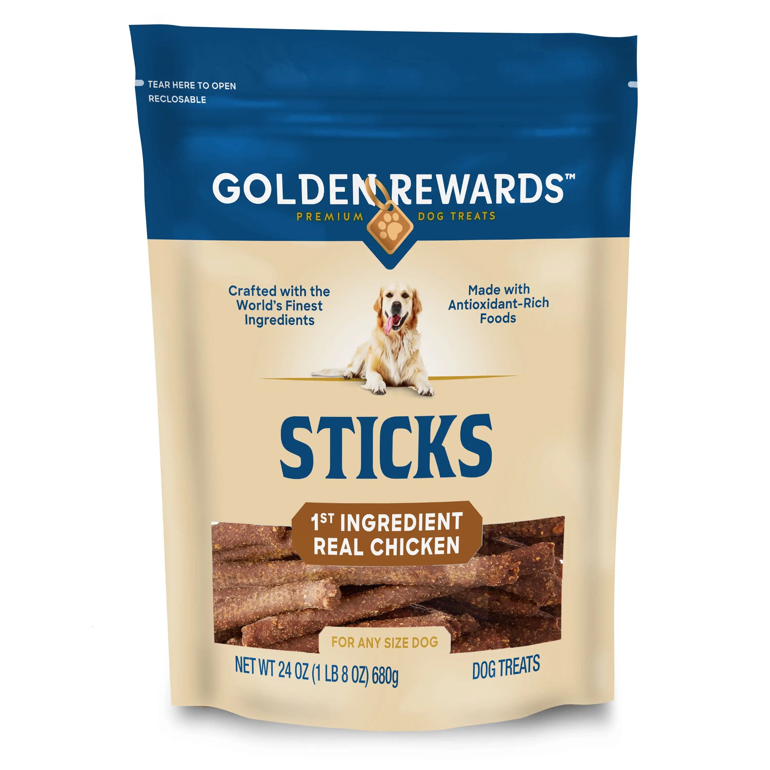 24 OZ Dry Chicken Stick Dog Treats