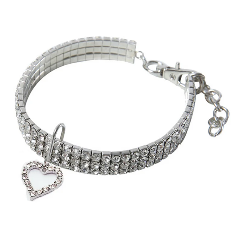 Crystal Pet Bling Rhinestone Dog Collar and Leash Set