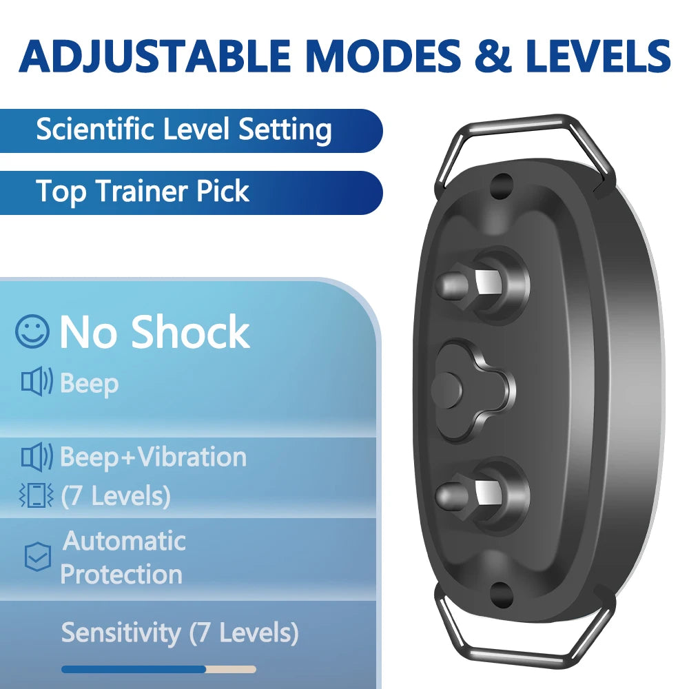 Smart Dog Bark Collar Rechargeable with Adjustable Sensitivity