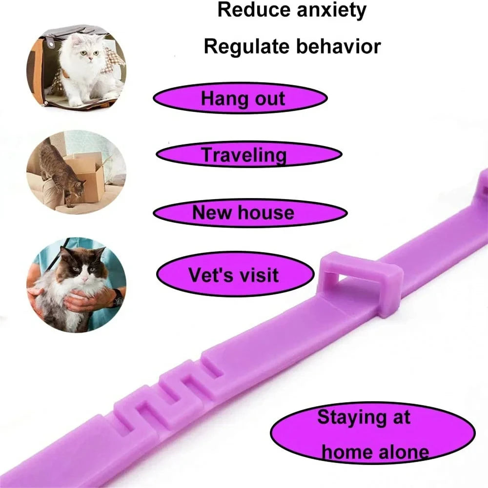 Pheromone-Infused Anxiety Relief Stress Calming Collar