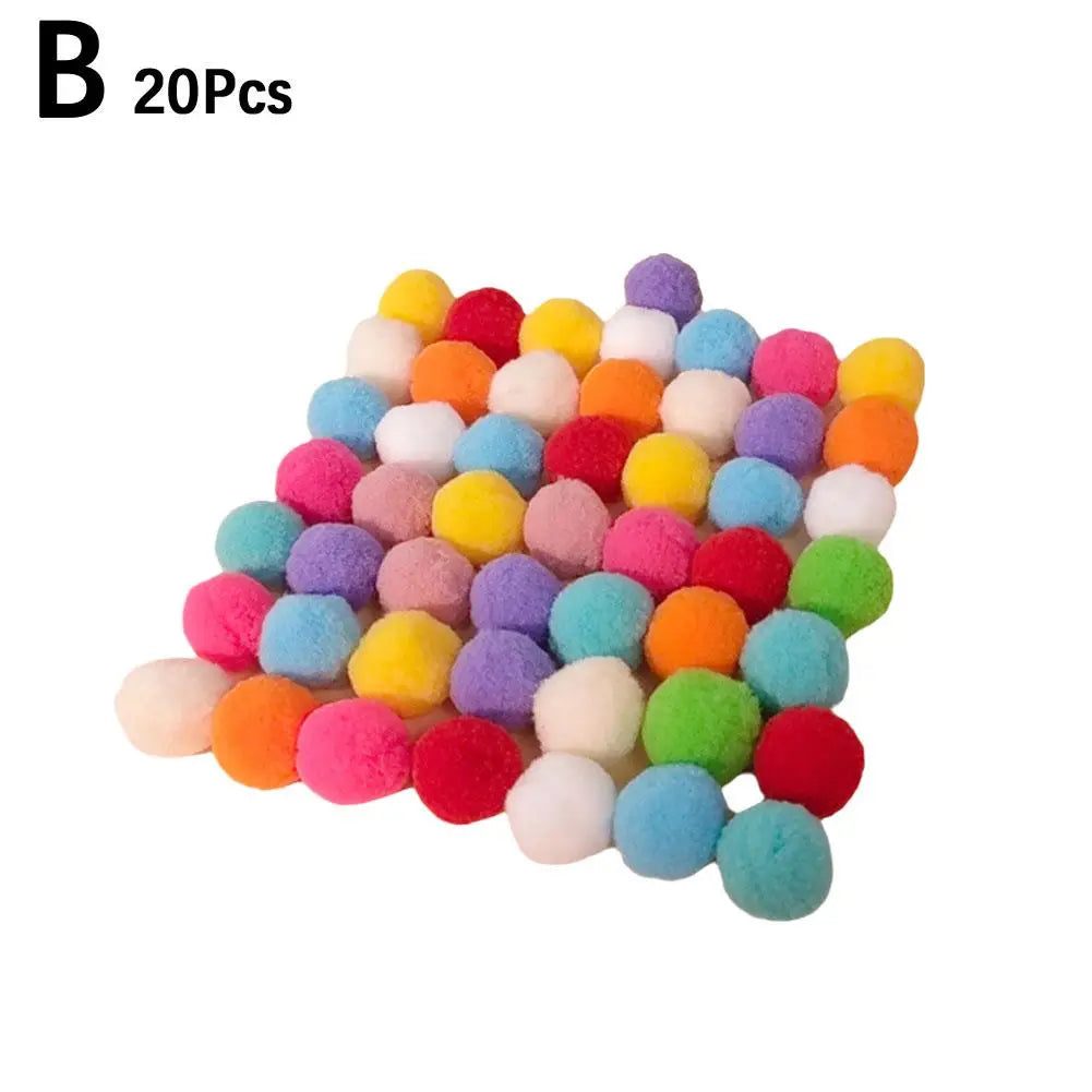 Mini Gun Cat Toy Launch Plush Balls for Interactive Play