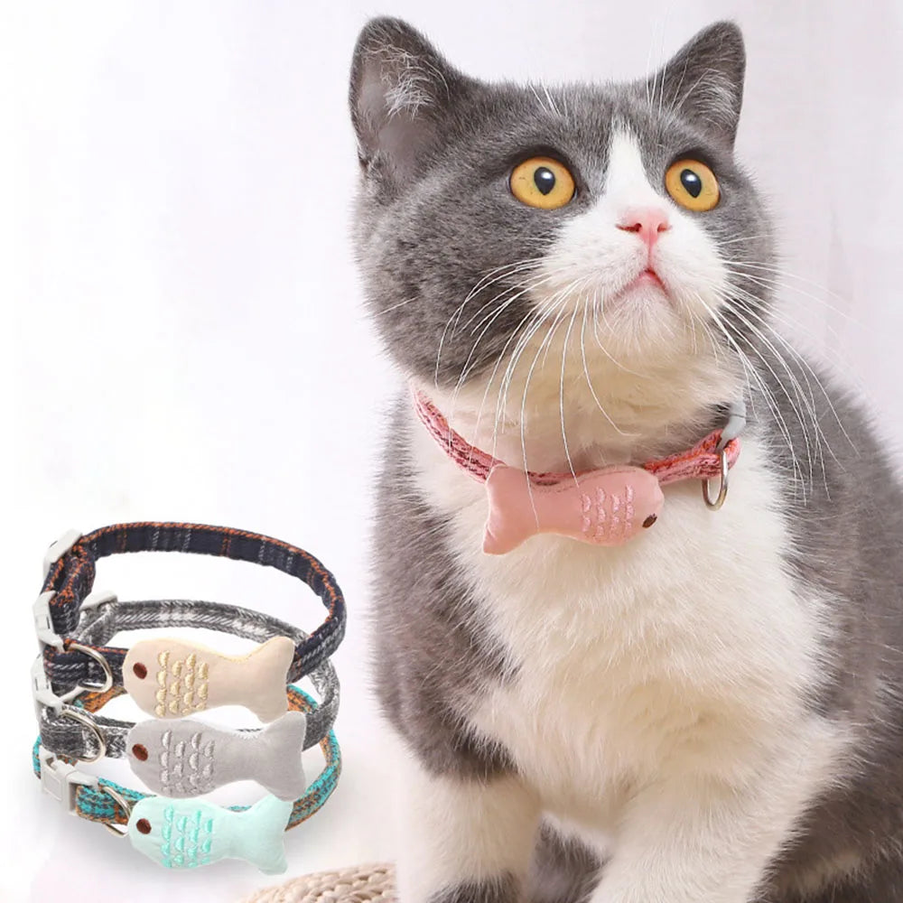 Cute Pet Necklace Adjustable Cat & Small Dog Collar